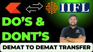 Dos and Donts in Demat to Demat transfer  Share transfer issues  How to Transfer shares  CDSL [upl. by Htebaile557]