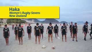 Black Ferns Haka with lyrics  New Zealands womens rugby team [upl. by Raycher637]