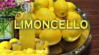 Limoncello Homemade Italian Lemon Liqueur [upl. by Olia]