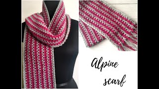 Easy crochet scarf tutorial  beginner friendly crochet scarf [upl. by Aerahs12]