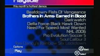 PS2 Demo Disc from November 2005 [upl. by Avra]