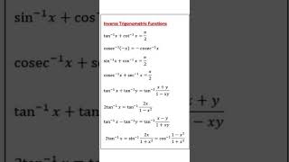 inverse trigonometry functions [upl. by Meelak39]