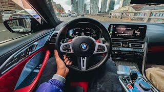 2023 BMW M8 Competition POV DRIVE IN TORONTO  Day In My Life [upl. by Eniamraj]