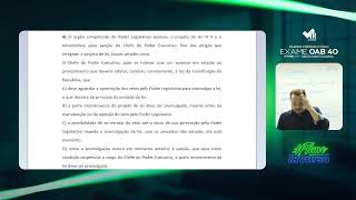 Resolução de questões  Direito Constitucional [upl. by Lindly]