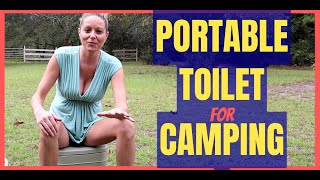 Best Portable Toilet for Camping  Van life Toilet  Portable Flushing Camp Toilet  Portable Toilet [upl. by Colet]