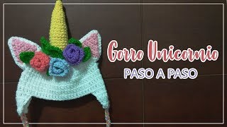 ➤ Gorrito de UNICORNIO  Paso a paso  fácil [upl. by Ragnar]