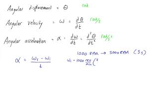 How to calculate angular acceleration [upl. by Rola711]