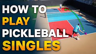 Pickleball SINGLES Rules Breakdown [upl. by Attenra935]