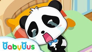 Panda Kiki Gets a Stomachache amp Crying  Eat by Yourself  Good Habits  BabyBus Cartoon [upl. by Ambrogio964]