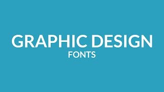 Best Free Fonts for Graphic Design [upl. by Annhej43]