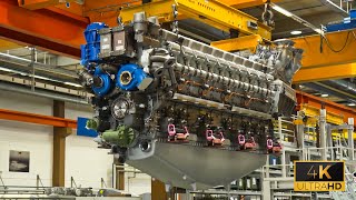 Manufacturing Worlds Largest Diesel Engine  Inside Germanys Top Engine Factory [upl. by Strain]