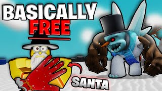 They Made Santa Glove TOO EASY in Slap battles [upl. by Ko]