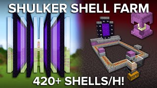 Minecraft Shulker Shell Farm  Easiest Design Full Tutorial [upl. by Theodore]