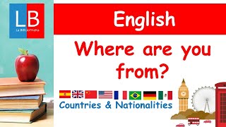 COUNTRIES amp NATIONALITIES WHERE ARE YOU FROM Inglés para niños ✔👩‍🏫 PRIMARIA [upl. by Heathcote]