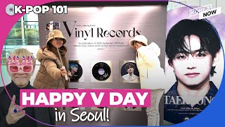 ARMYs celebrate BTS V’s birthday on a grand scale [upl. by Nbi]