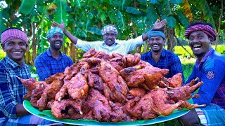 FULL CHICKEN FRY  Yummy Fried Chicken Recipe Cooking in Village  Healthy Country Chicken Recipes [upl. by Farl169]