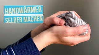 Handwärmer selber machen ohne Nähmaschine  DIY Taschenwärmer [upl. by Naid]