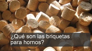 Las briquetas son de madera [upl. by Omer]