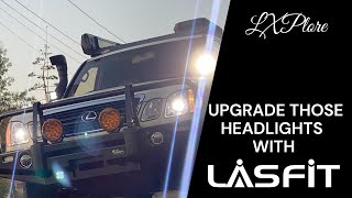 Lexus LX470 Headlight Upgrade [upl. by Pendleton]