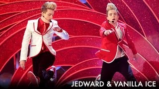 National Television Awards 2010  Jedward amp Vanilla Ice [upl. by Wayland]