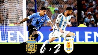 Argentina vs Uruguay 02 Highlights amp All Goals 2023 HD [upl. by Tomasina]