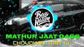 CHOUDHAR JAAT KI RAJU PUNJABI BASS BOOSTED [upl. by Seuqcaj996]