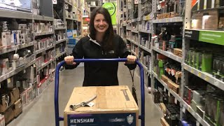 Meet Hannah’s MOM Shopping during a HURRICANE Lowe’s and Harbor Freight  flooring and appliances [upl. by Nnylirej]