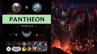 Pantheon Jungle vs Viego  KR Challenger Patch 1411 [upl. by Llerdnod577]