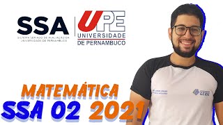 SSA 02  Questão 21  UPE2022  Matemática [upl. by Zia519]