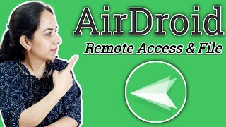 Airdroid Remote Access and File  Remote File Transfer  Mobile to Mobile File Transfer app [upl. by Eneleahs]