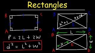 Rectangles  Properties of Parallelograms Special Quadrilaterals  Geometry [upl. by Revart]