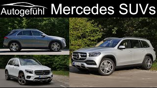 Mercedes GLA vs GLB vs GLC vs GLE vs GLS comparison review [upl. by Norrek]