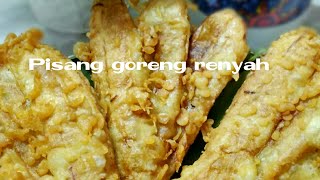 Pisang goreng renyah  Cara membuat pisang goreng crispy  Pisang goreng crispy Resep pisang goreng [upl. by Hpseoj]