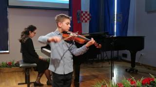 Vito Bejat Krajnc Mladi virtuozi  International competition young virtuoso Zagreb 2017 [upl. by Powell]