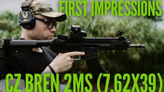 CZ Bren 2MS 762x39  First Impressions [upl. by Paula]