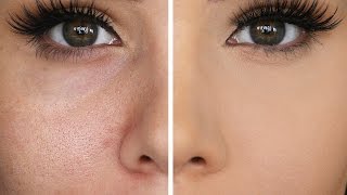 HOW TO HIDE LARGE PORES amp MAKE PORES DISAPPEAR  Katerina Williams [upl. by Goines303]