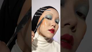 Trying this viral porcelain doll makeup 😳✨ What do you think 😆somethinc makeup maisonmargiela [upl. by Reube]