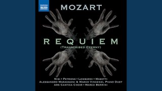 Requiem in D Minor K 626 arr C Czerny for soli choir and piano 4 hands  Introit [upl. by Ssirk]