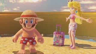 Super Mario Odyssey 100 Walkthrough Part 20  Seaside Kingdom Revisited [upl. by Oninotna]