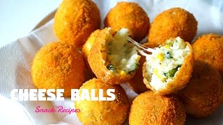 Cheese Balls  Cheesy Snacks  Ramadan Recipes [upl. by Clive]