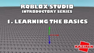 Roblox Studio Introductory Series Tutorials  Learning the Basics [upl. by Nnaitsirk]