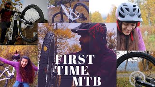 Mountain Bikingfirst timeIn Skeikampen Mountain Tracksකන්ද මුදුනේ ඉදන් පහලටසිංහල සබ්Travel vlog [upl. by Addiel]