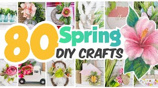 80 BRILLIANT Dollar Tree DIY Crafts for SPRING [upl. by Donny]