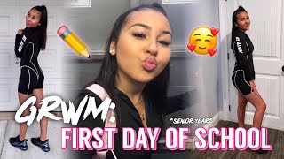 GRWM FIRST DAY OF HIGHSCHOOL SENIOR YEAR 🥰 [upl. by Marlo903]