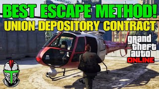 Best Escape Method Union Depository Contract GTA Online [upl. by Bolten]