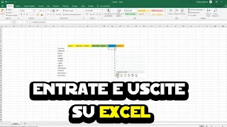 Entrate e uscite su Excel  Ecco come creare un sistema semplice per le nostre spese [upl. by Euridice]