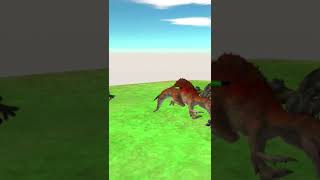 Spinosaurus Vs TRex viralshorts theanimalrevolt02 [upl. by Enila]