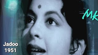 gin gi tare mein haar gayi raat koJadoo 1951Nalini Jaywant ampSureshLata ShakeelNaushada tribute [upl. by Inaffets]