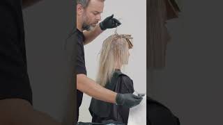 BLONDME Grey Blonding Hack – How to easily pick up foils [upl. by Pence]