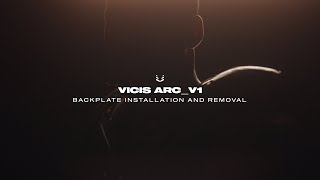 VICIS ARCV1 Elite Shoulder Pads Backplate Installation and Removal [upl. by Naugal]